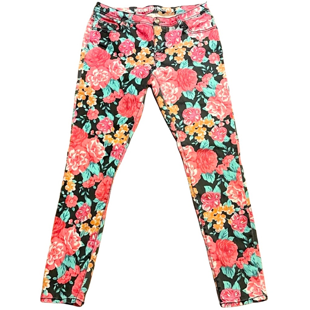 ✦ Mossimo ✦ Floral Skinny Jeans ✦ Size 11